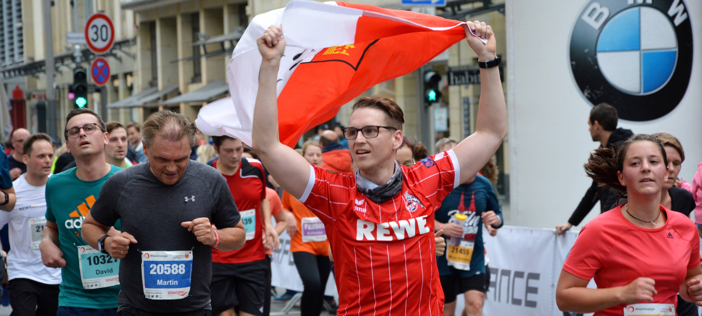 Deutlich weniger Müll beim Köln Marathon
