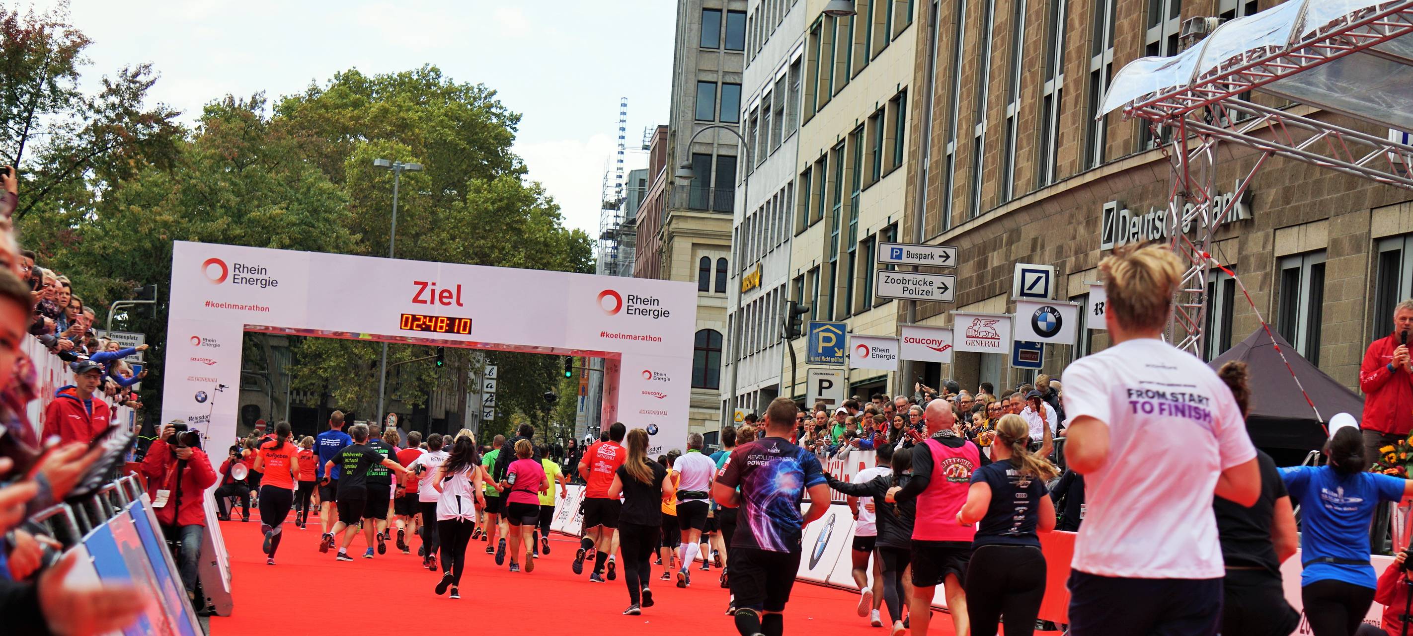 Deutlich weniger Müll beim Köln Marathon
