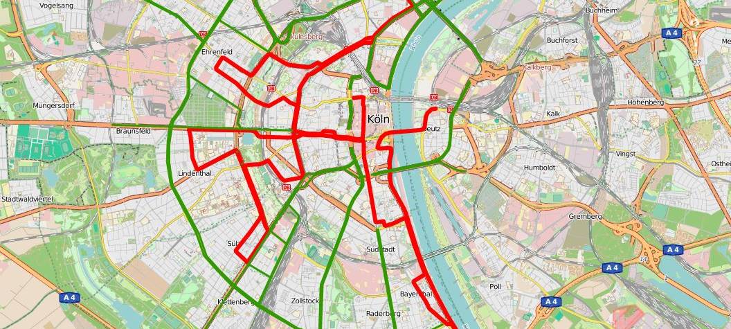 Sperrungen zum Köln Marathon