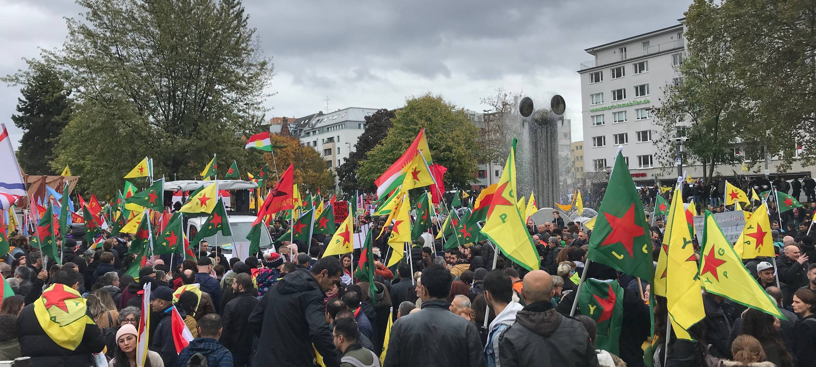 Kurden-Demo verlief friedlich - 10.000 Teilnehmer
