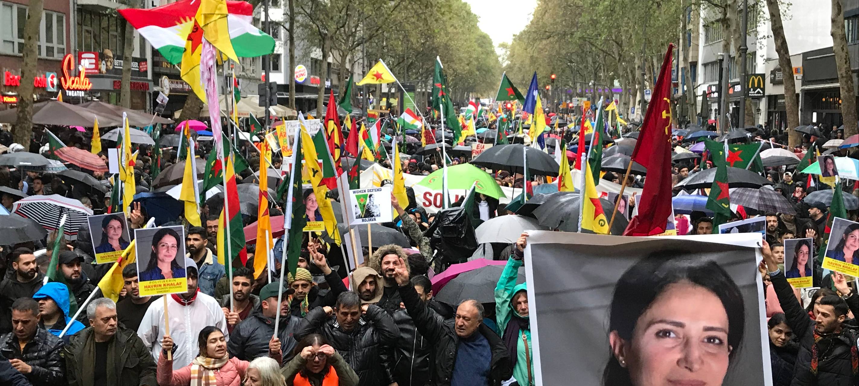 Kurden-Demo verlief friedlich - 10.000 Teilnehmer