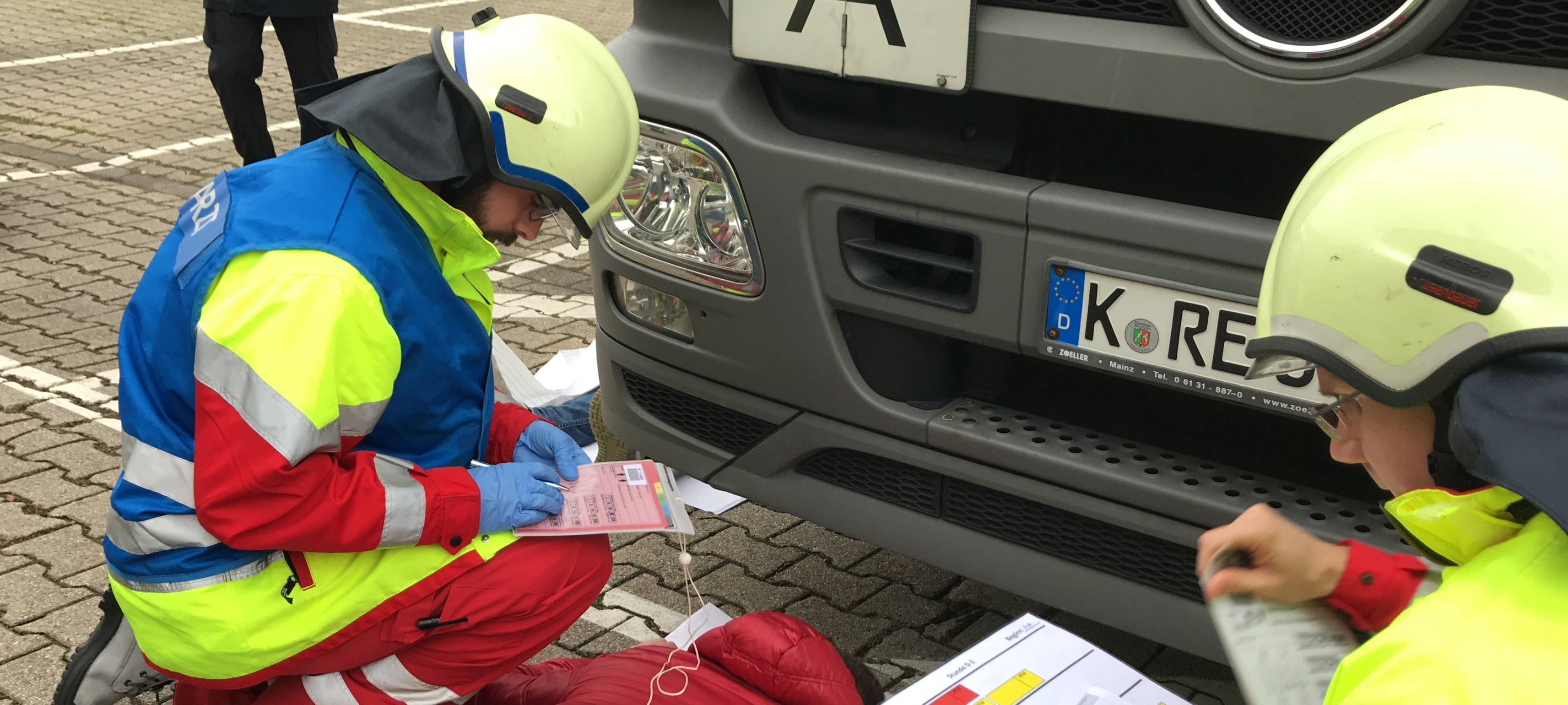 Feuerwehr und Rettungsdienst proben Großeinsatz