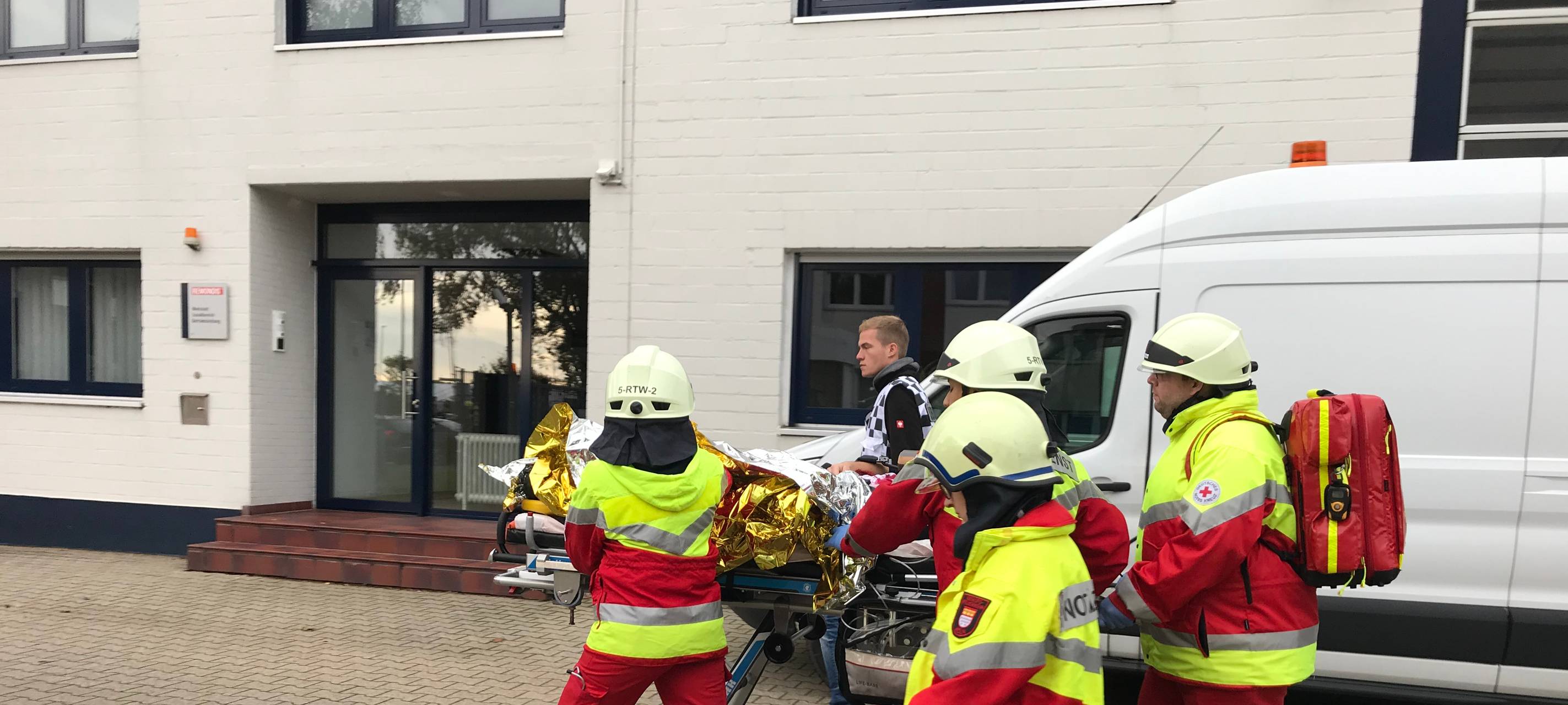 Feuerwehr und Rettungsdienst proben Großeinsatz