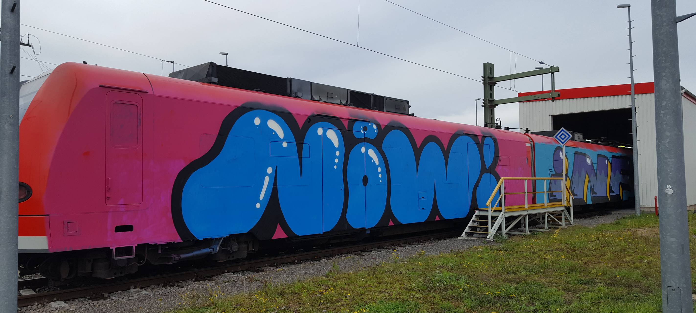 Zugausfälle durch Graffiti
