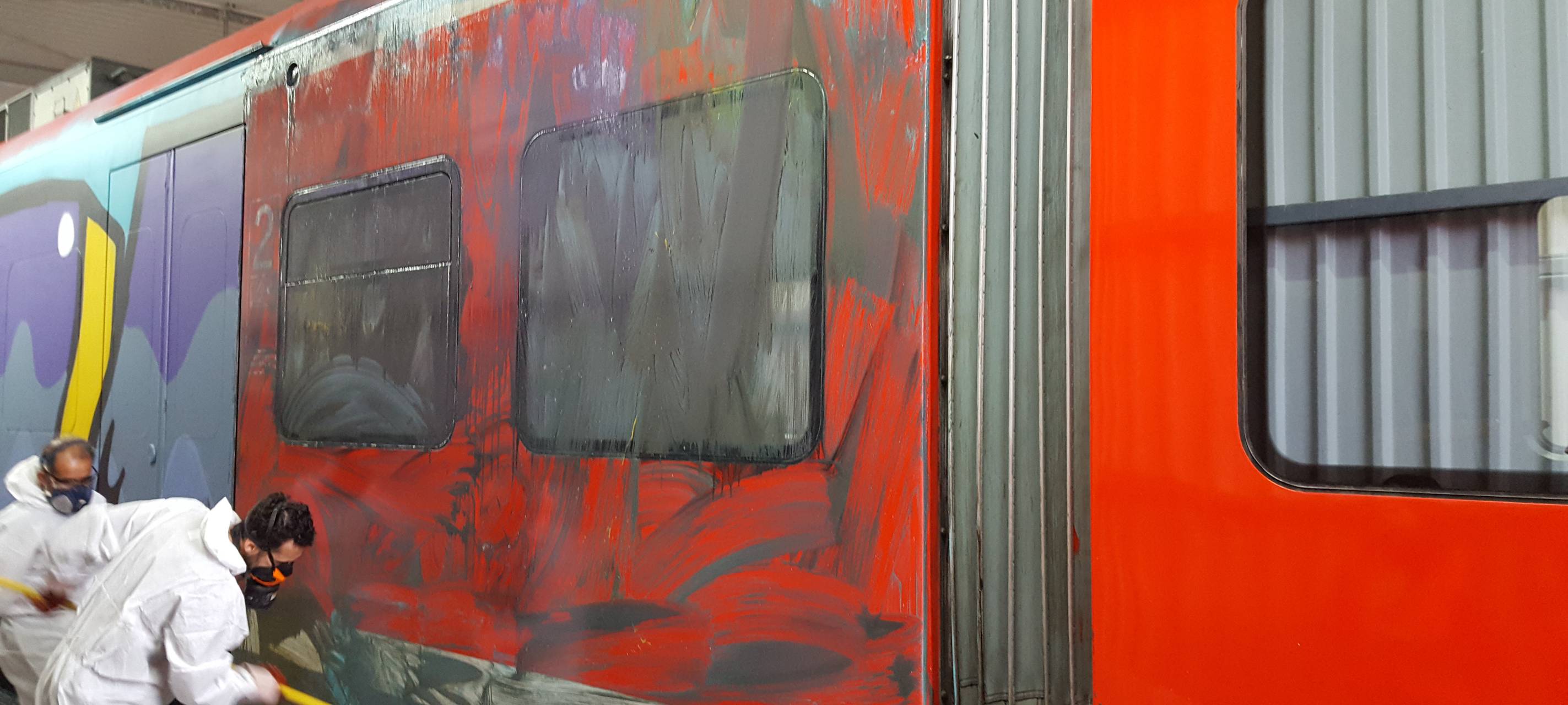 Zugausfälle durch Graffiti
