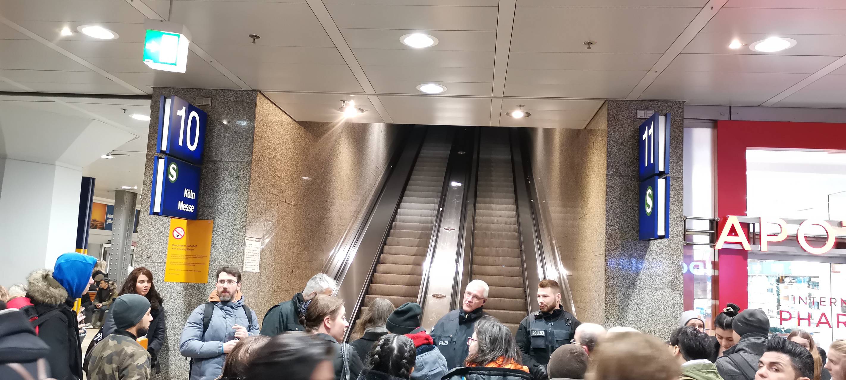 Kölner Hauptbahnhof hat wieder Strom