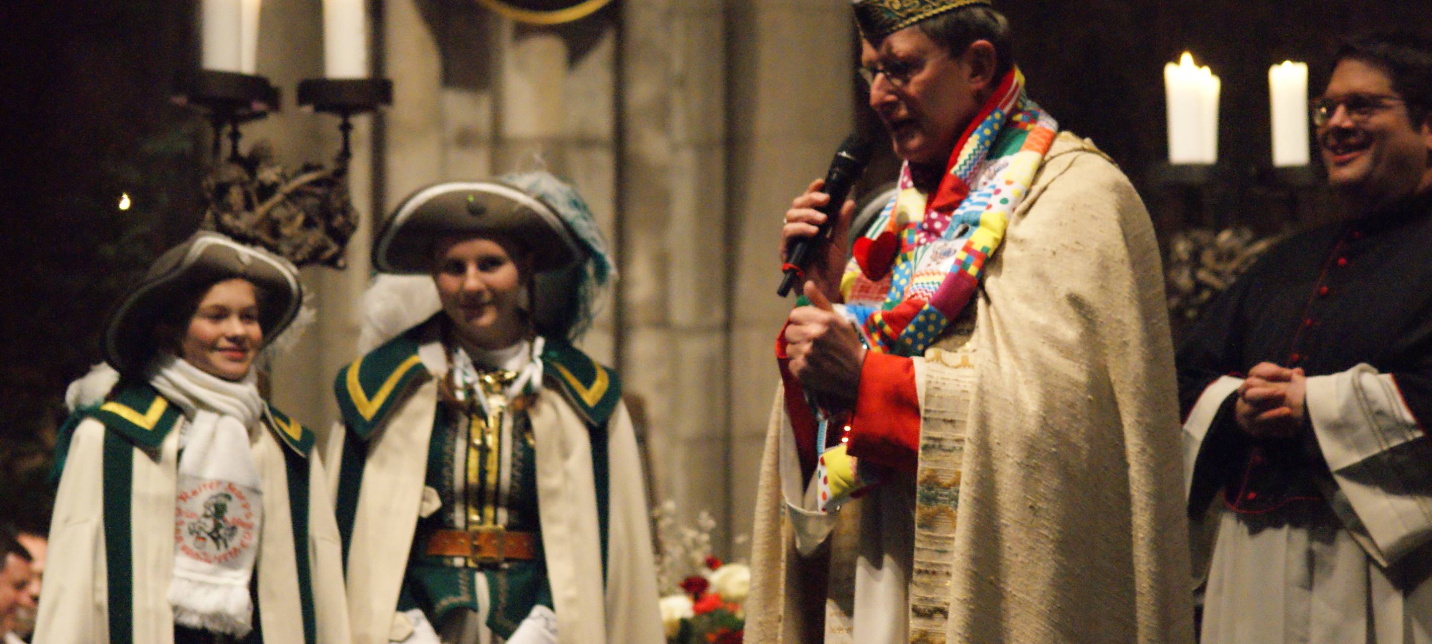 Kölner Dreigestirn im Dom-Gottesdienst