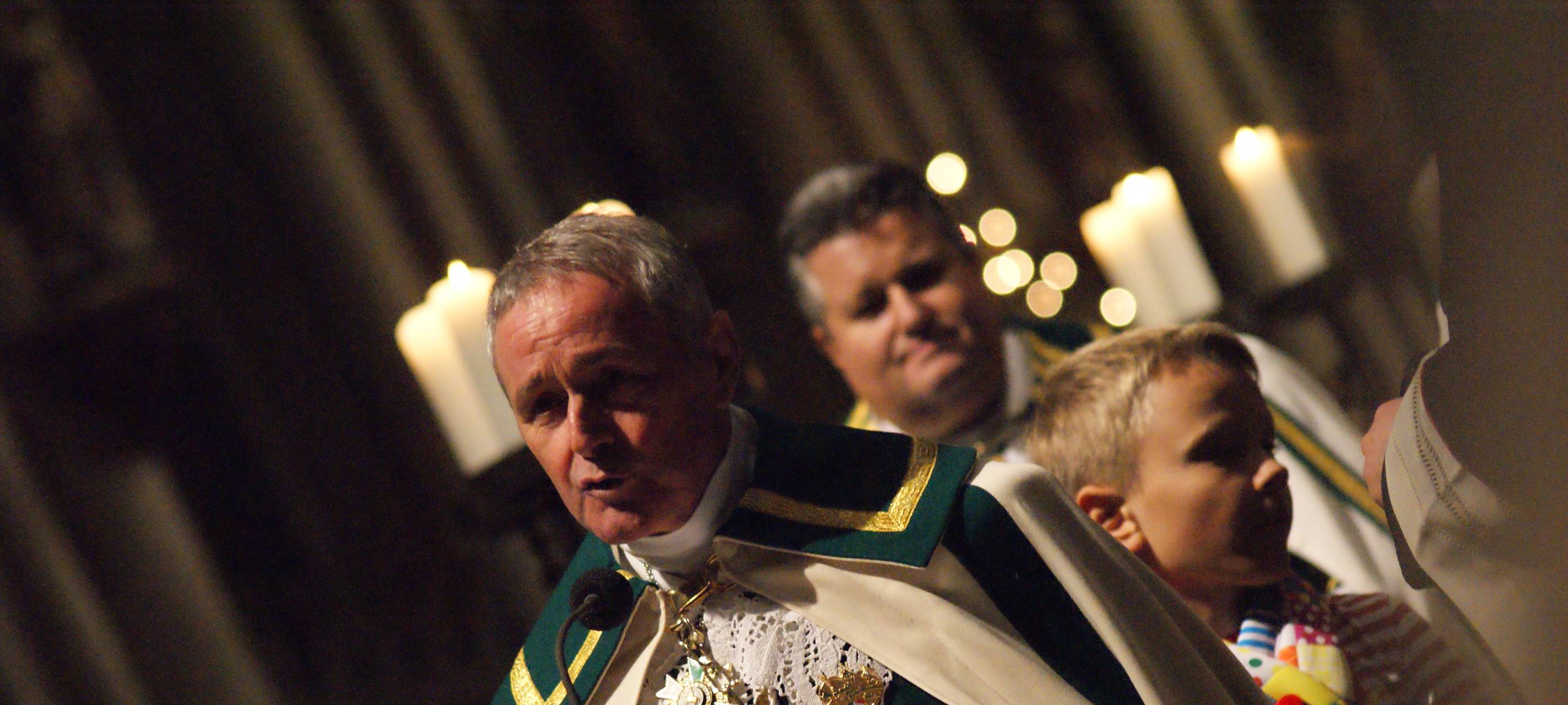 Kölner Dreigestirn im Dom-Gottesdienst