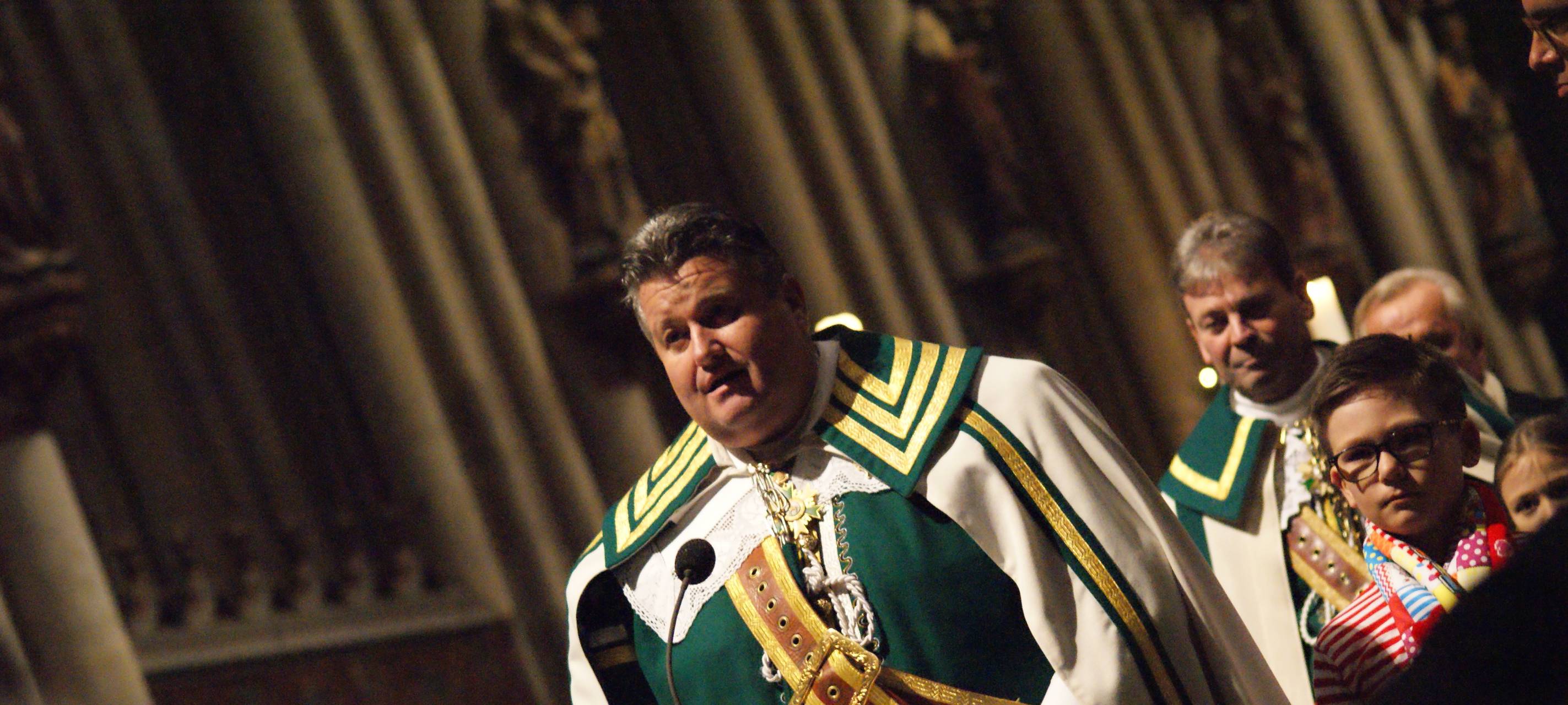 Kölner Dreigestirn im Dom-Gottesdienst