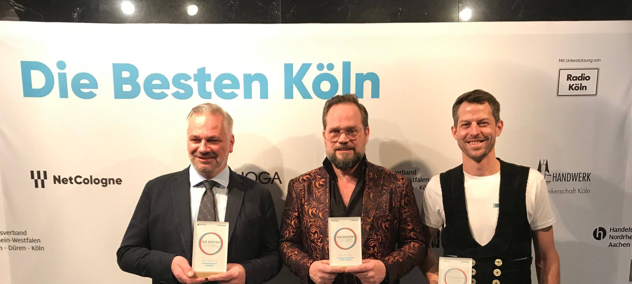 Köln kürt die drei besten Betriebe