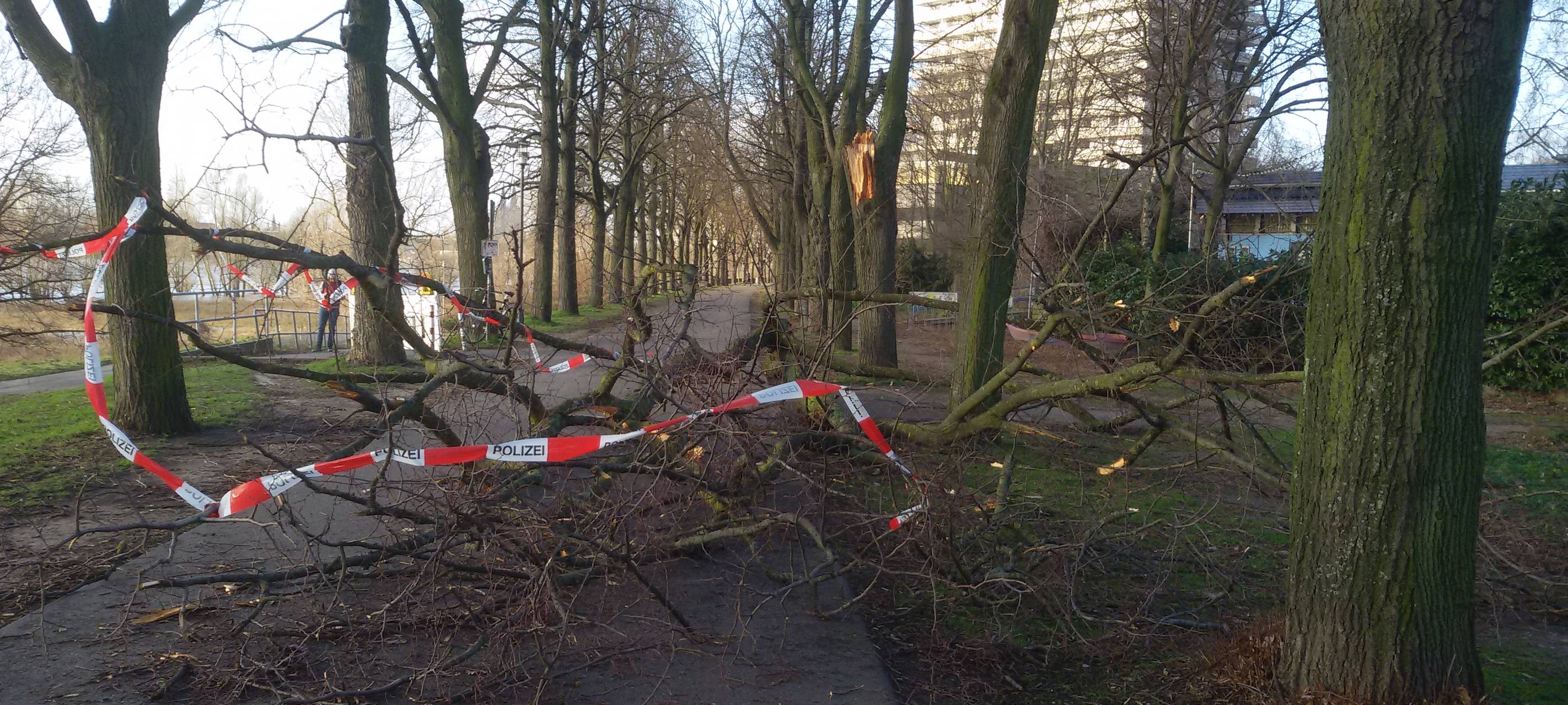 Stadt warnt vor Aufenthalt im Freien