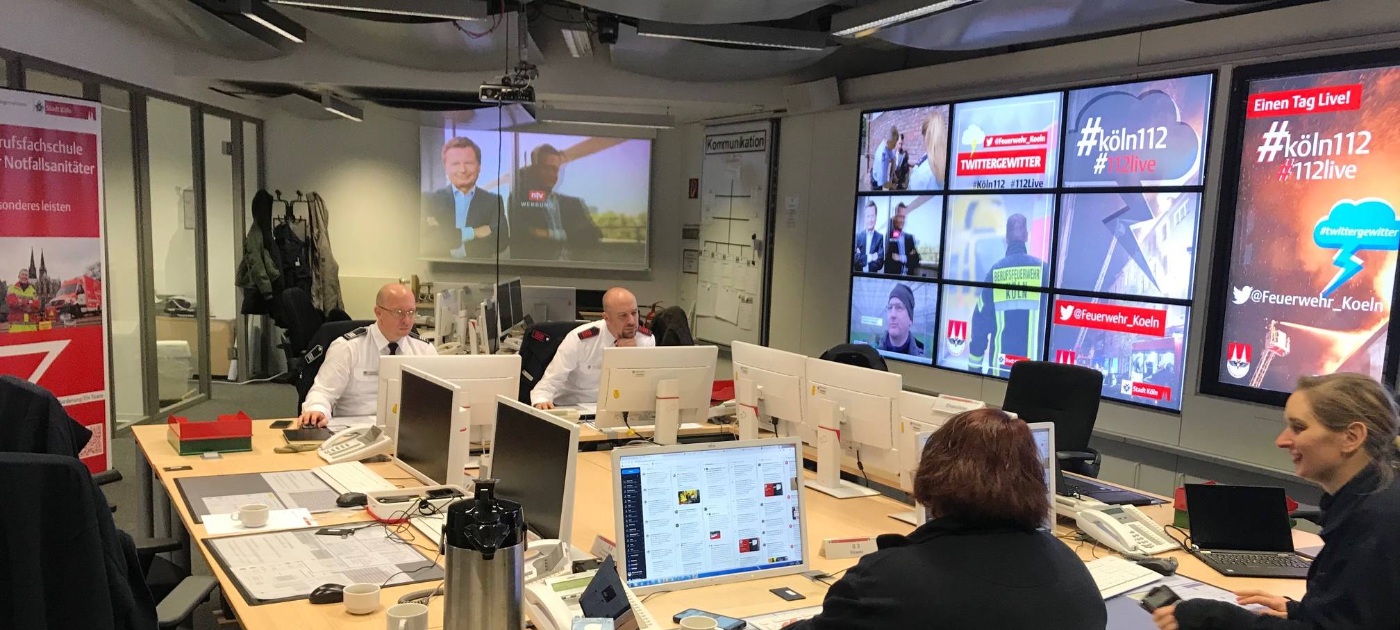 Twittergewitter der Feuerwehr Köln