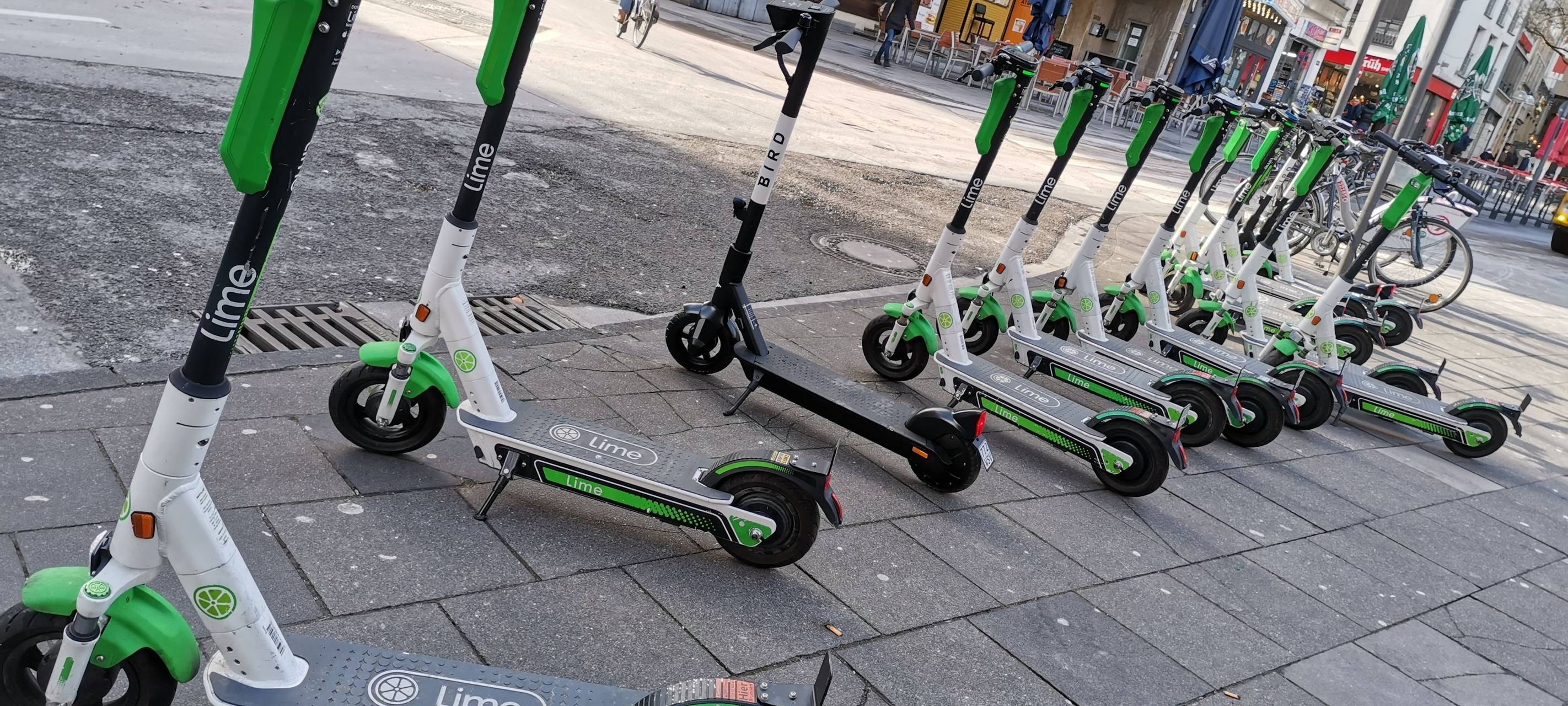 KVB kooperiert mit E-Scooter-Anbieter Lime