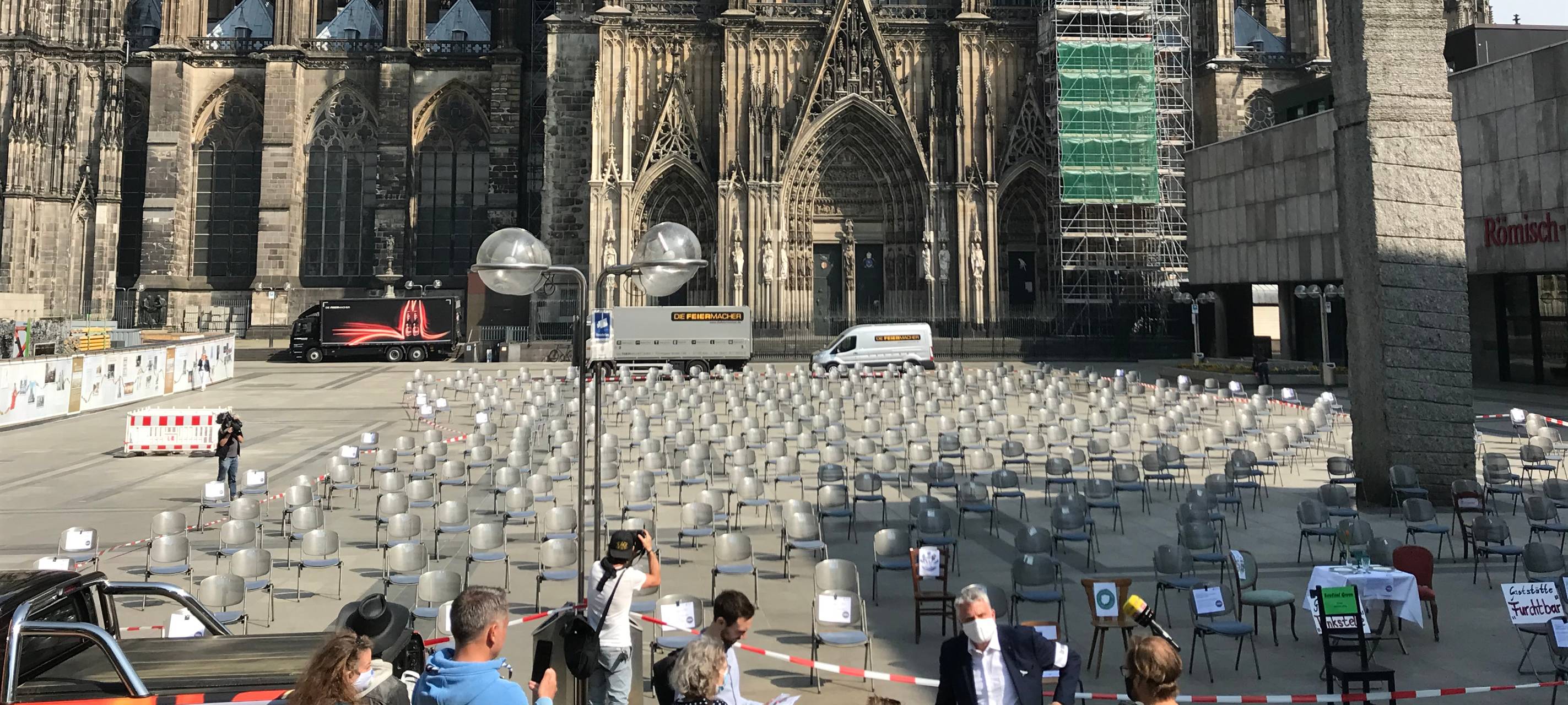 Demos in Mülheim und am Roncalliplatz