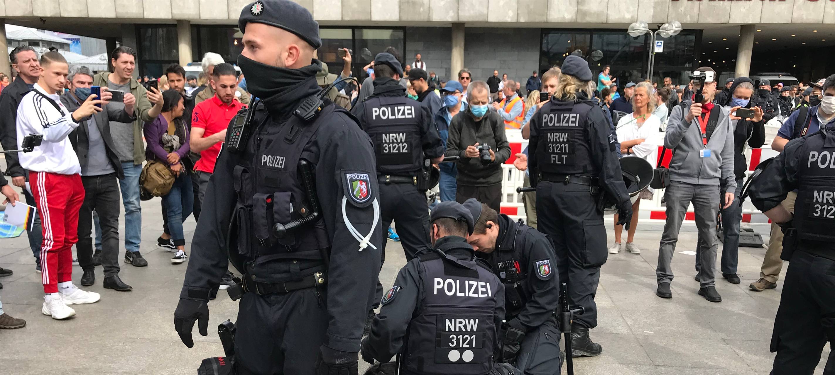 Teilweise aufgeheizte Stimmung bei Demos