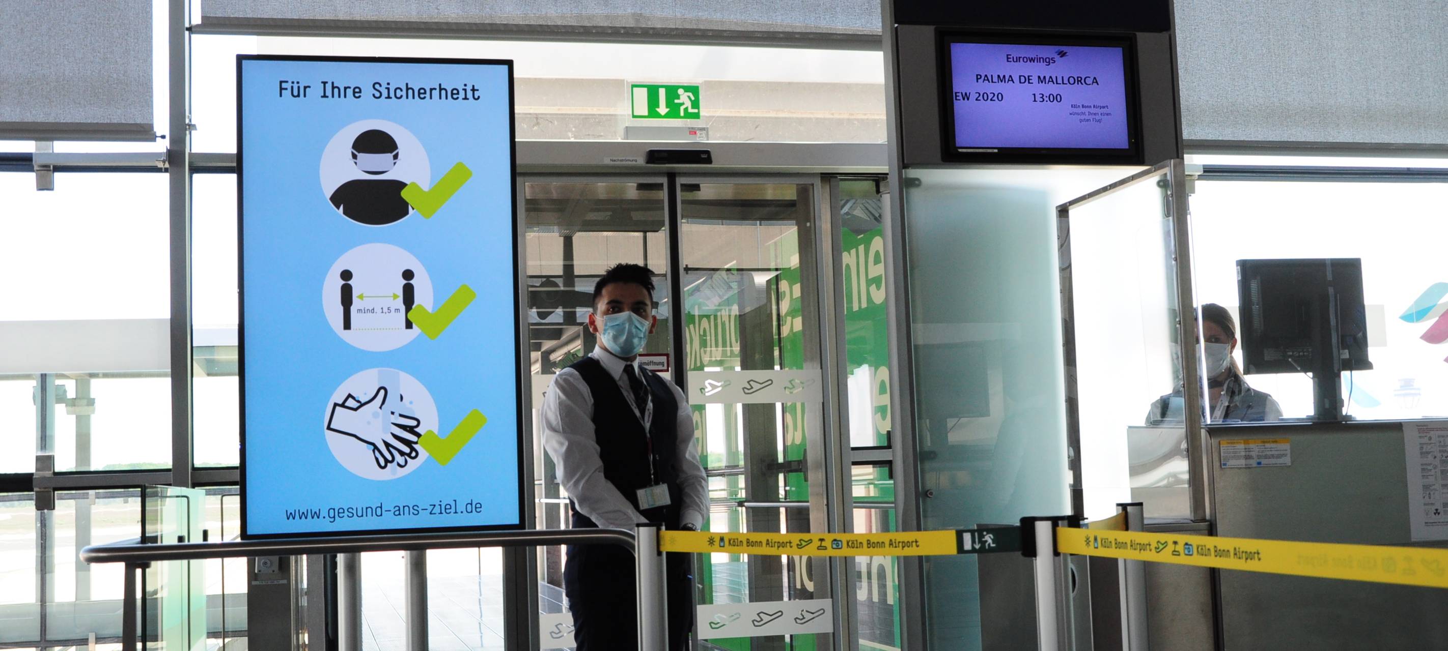 Flughafen Köln/Bonn rechnet mit deutlich weniger Reisenden
