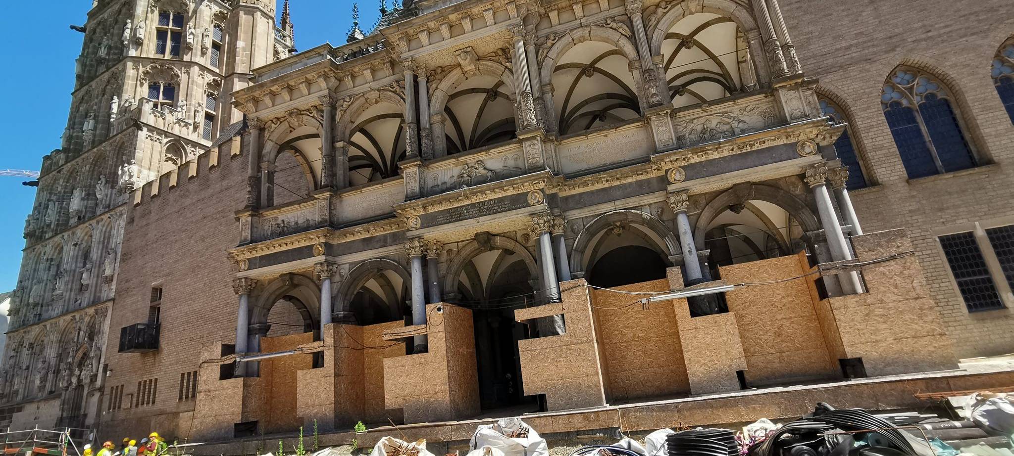 Bau des jüdischen Museums gewährt tiefe Einblicke
