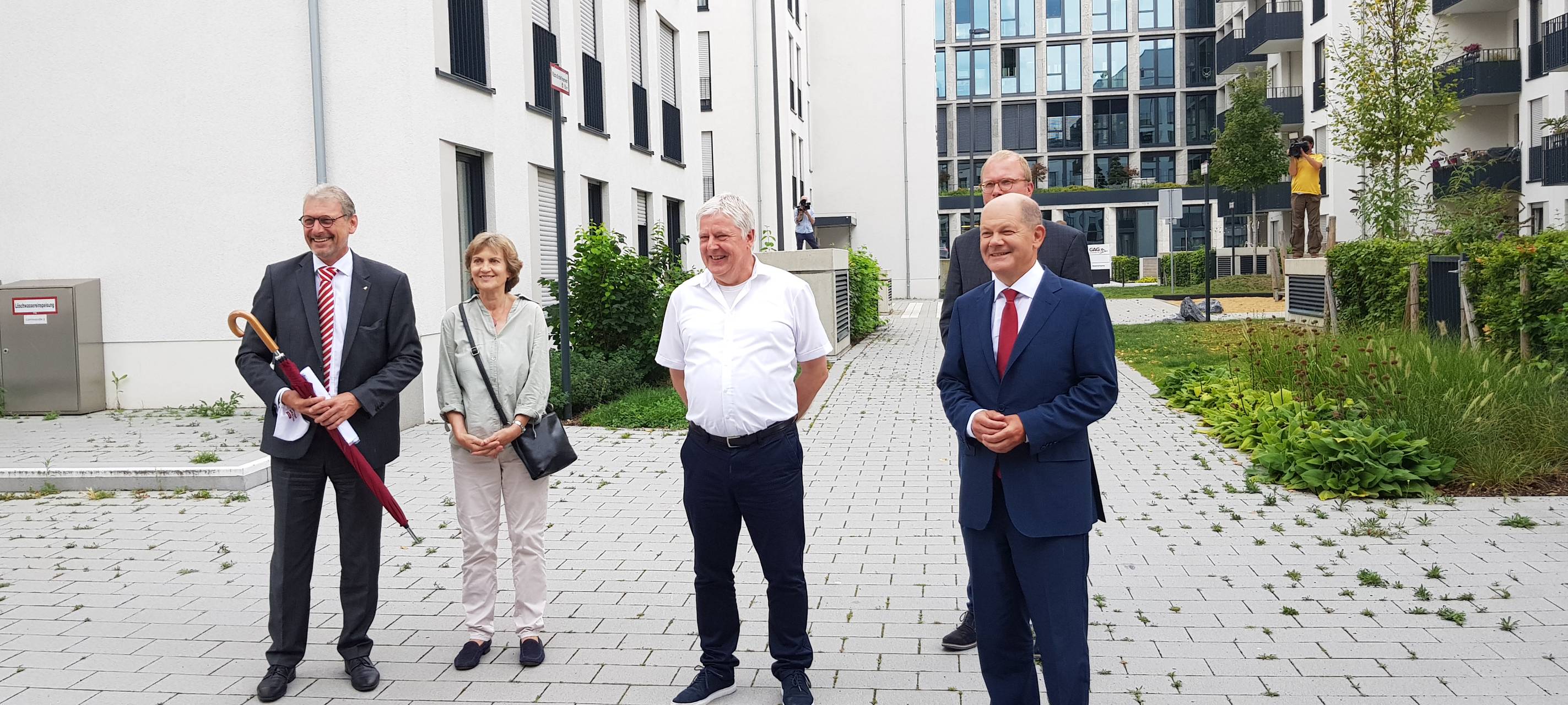 Kanzlerkandidat Scholz zu Gast in Kalk