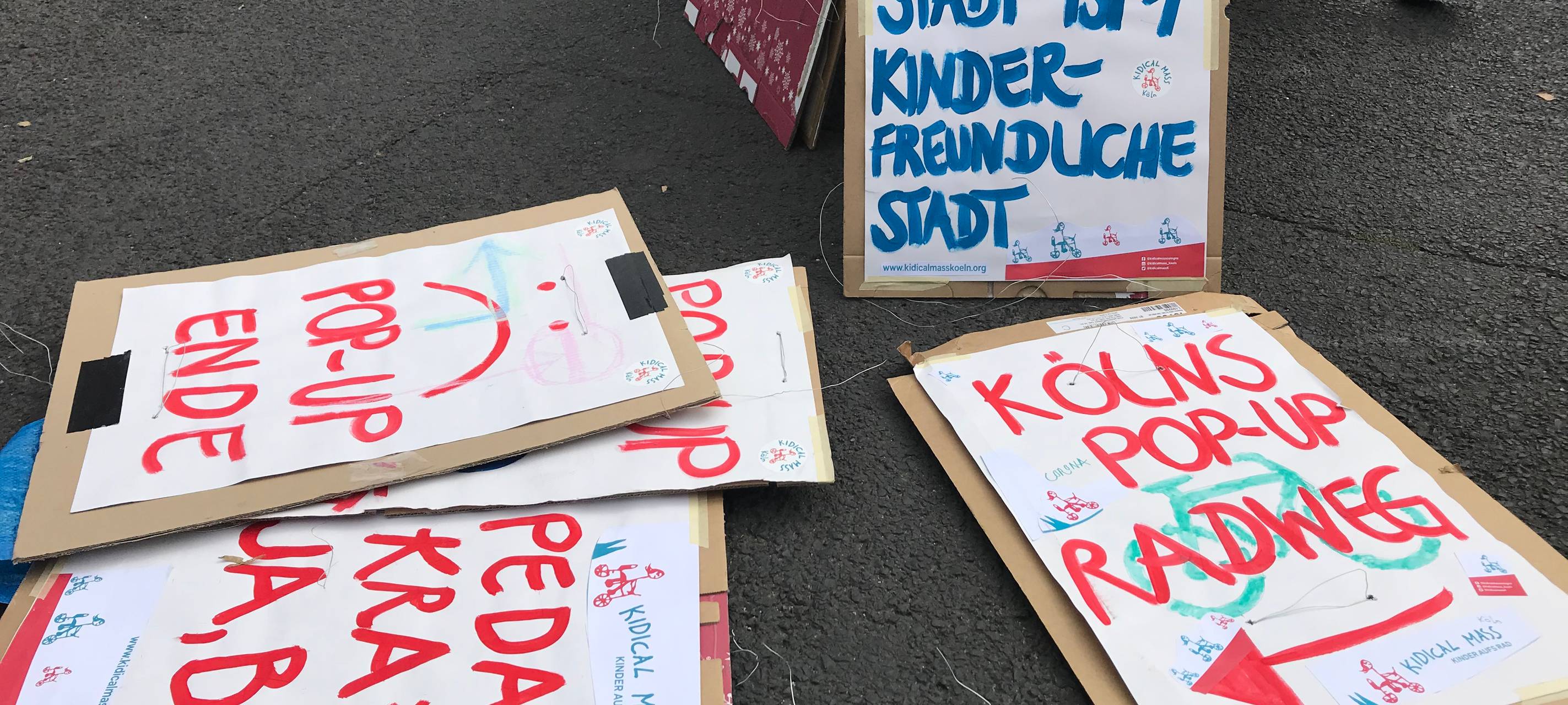 Radfahrende starten Protest-Aktion