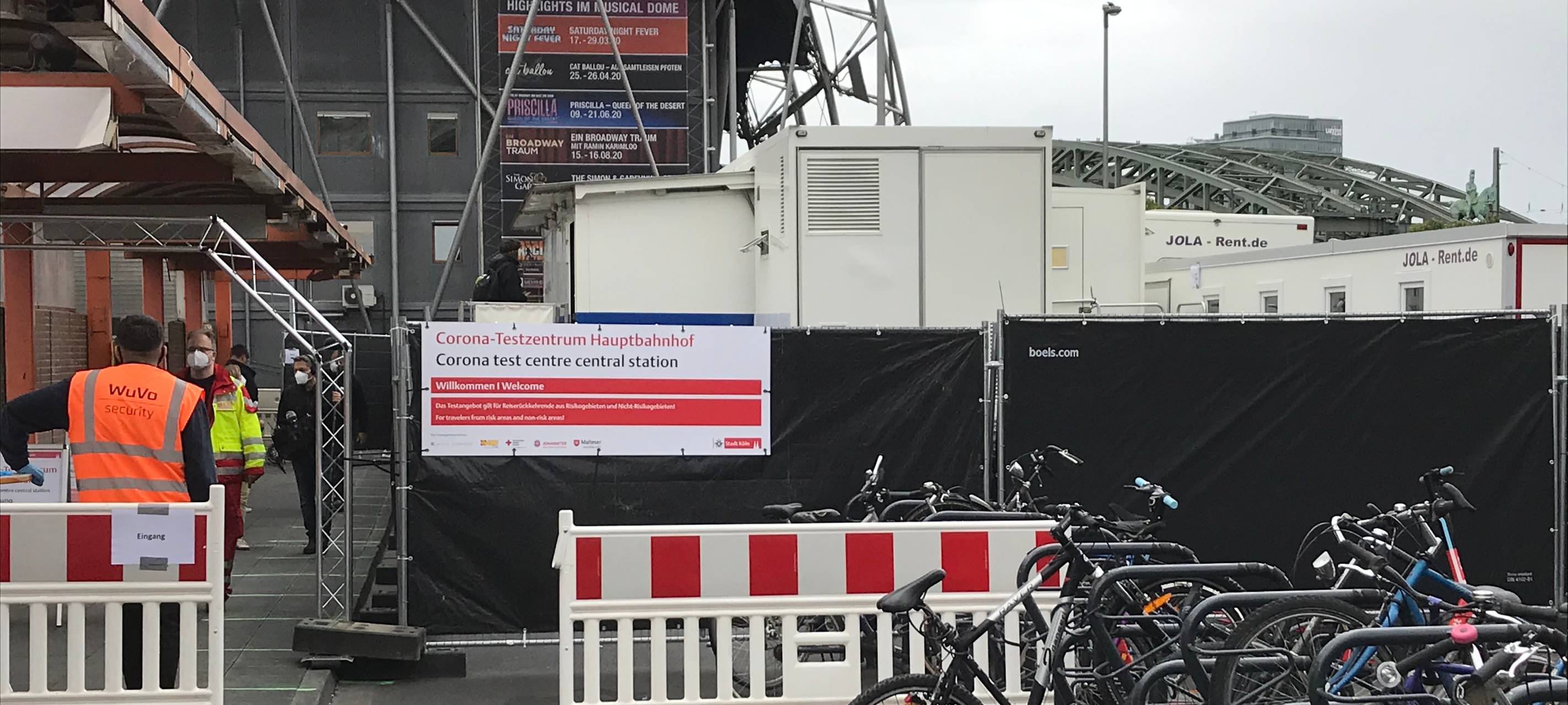 HBF-Testzentrum für Corona wird umgebaut