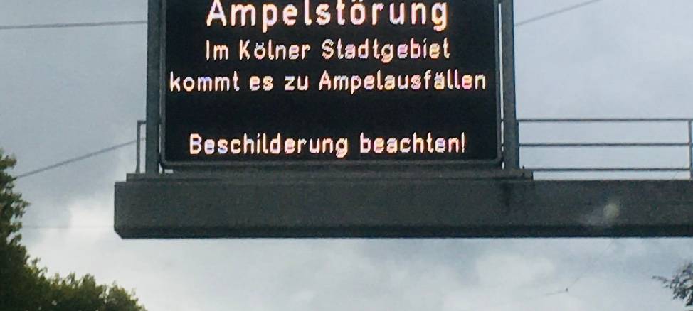 Etliche Ampeln im Stadtgebiet ausgefallen