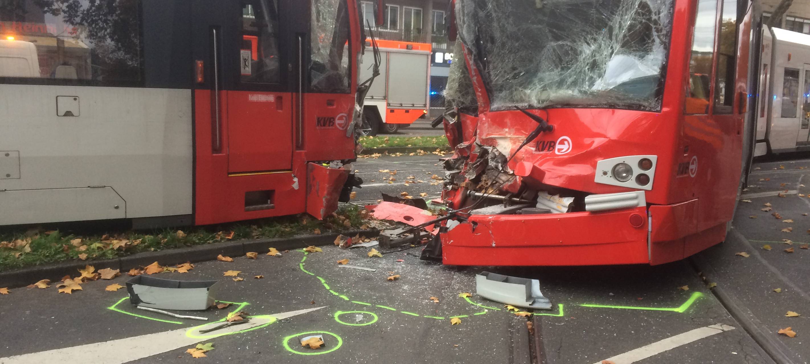 Schwerer KVB-Unfall Höhe Neumarkt