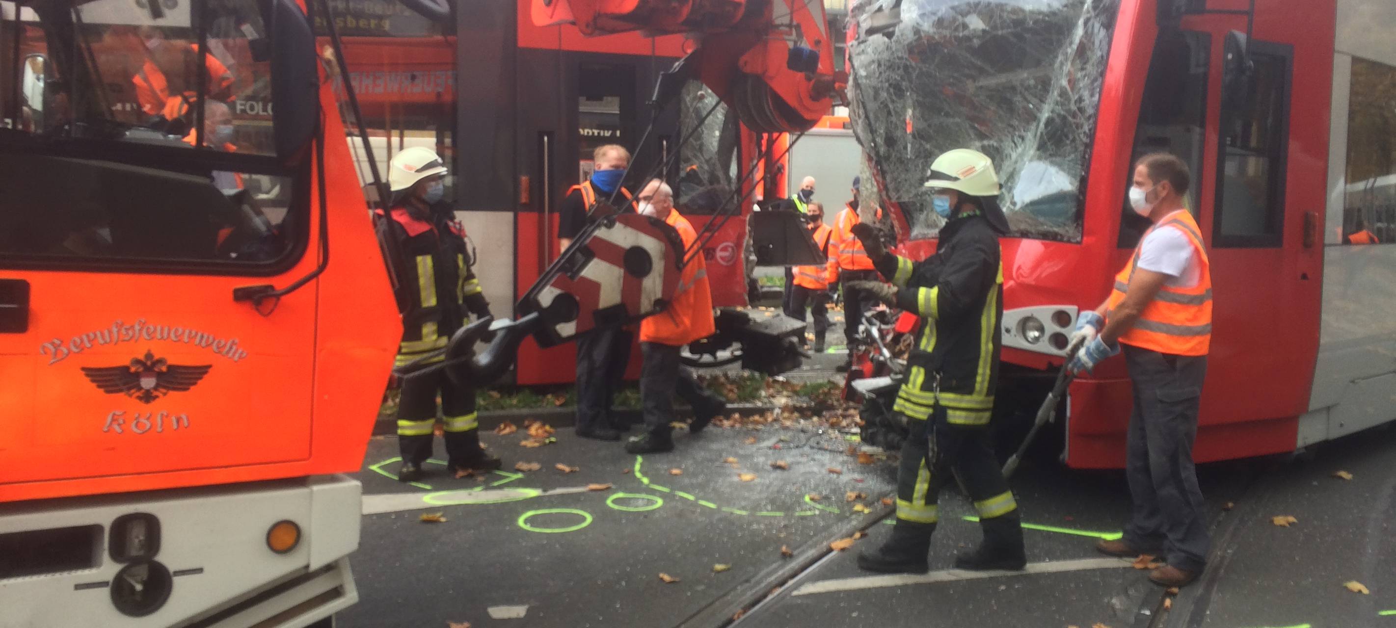 Schwerer KVB-Unfall Höhe Neumarkt