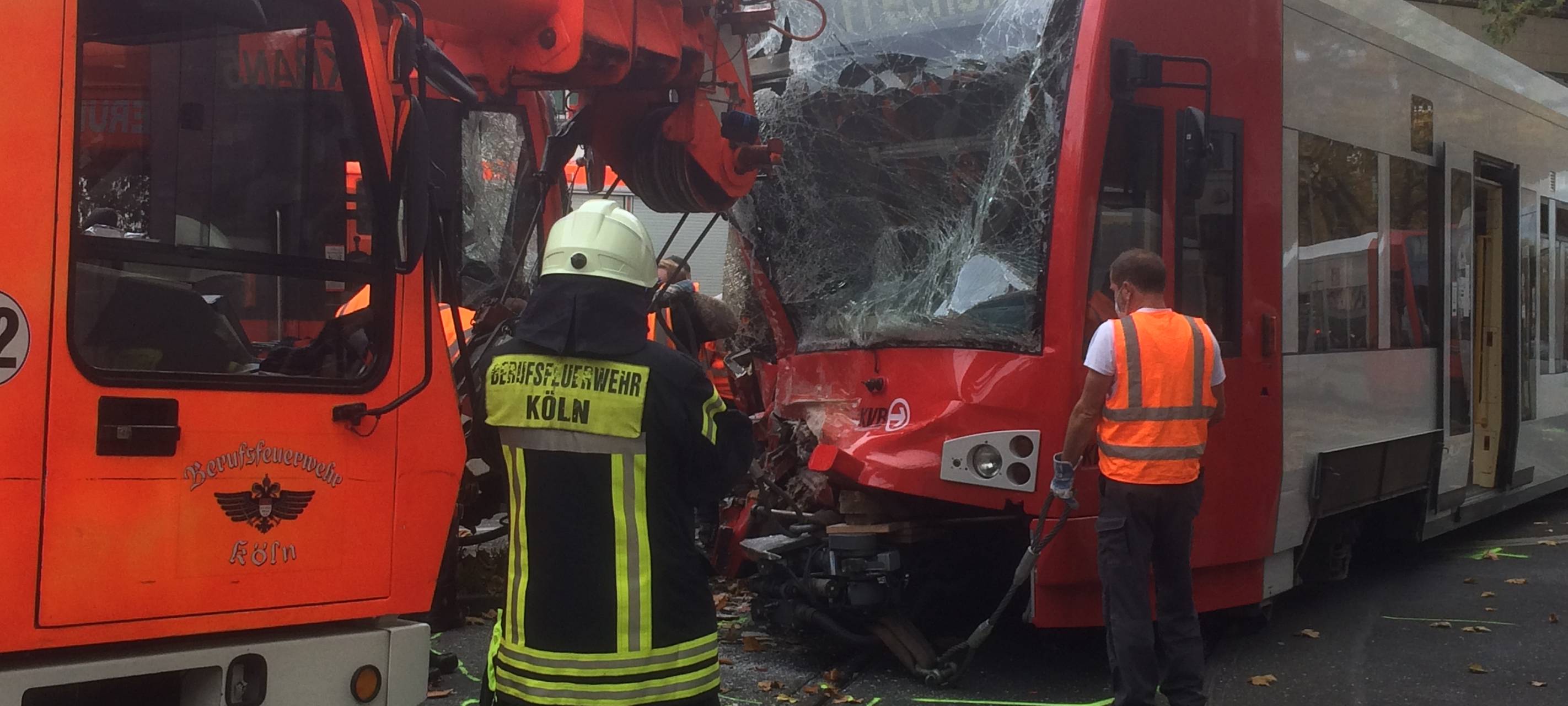 Schwerer KVB-Unfall Höhe Neumarkt