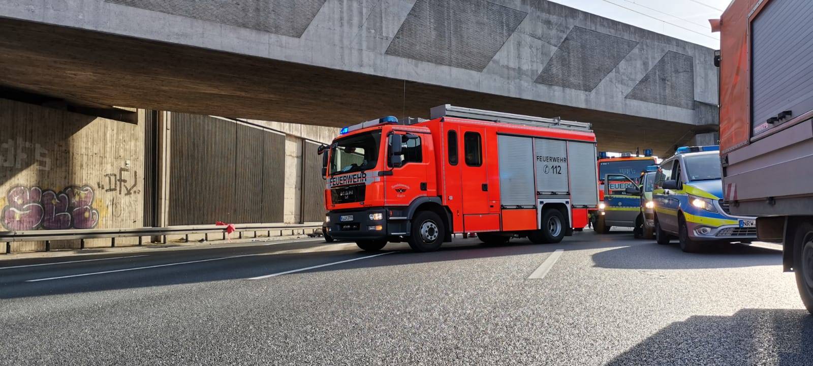 Bauarbeiten auf A3 bei Dellbrück abgeschlossen