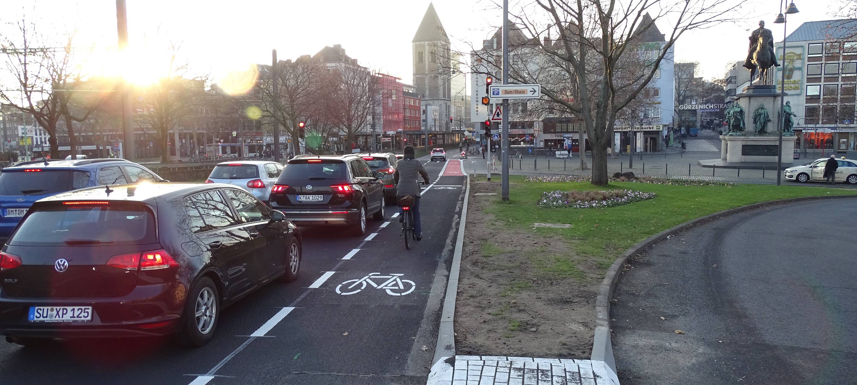 Neue Radspur am Salierring kommt