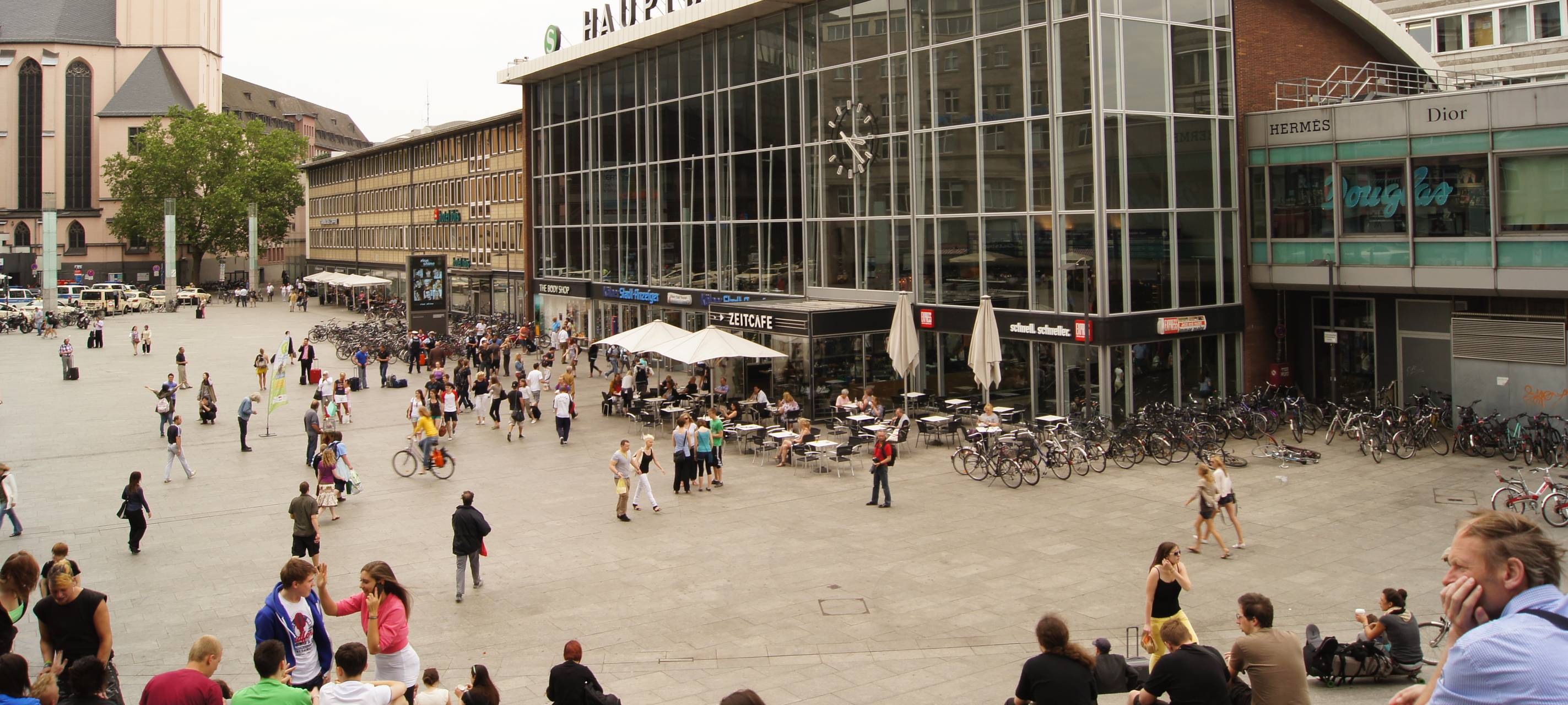 "Containerwache" für Bundespolizei am Hbf