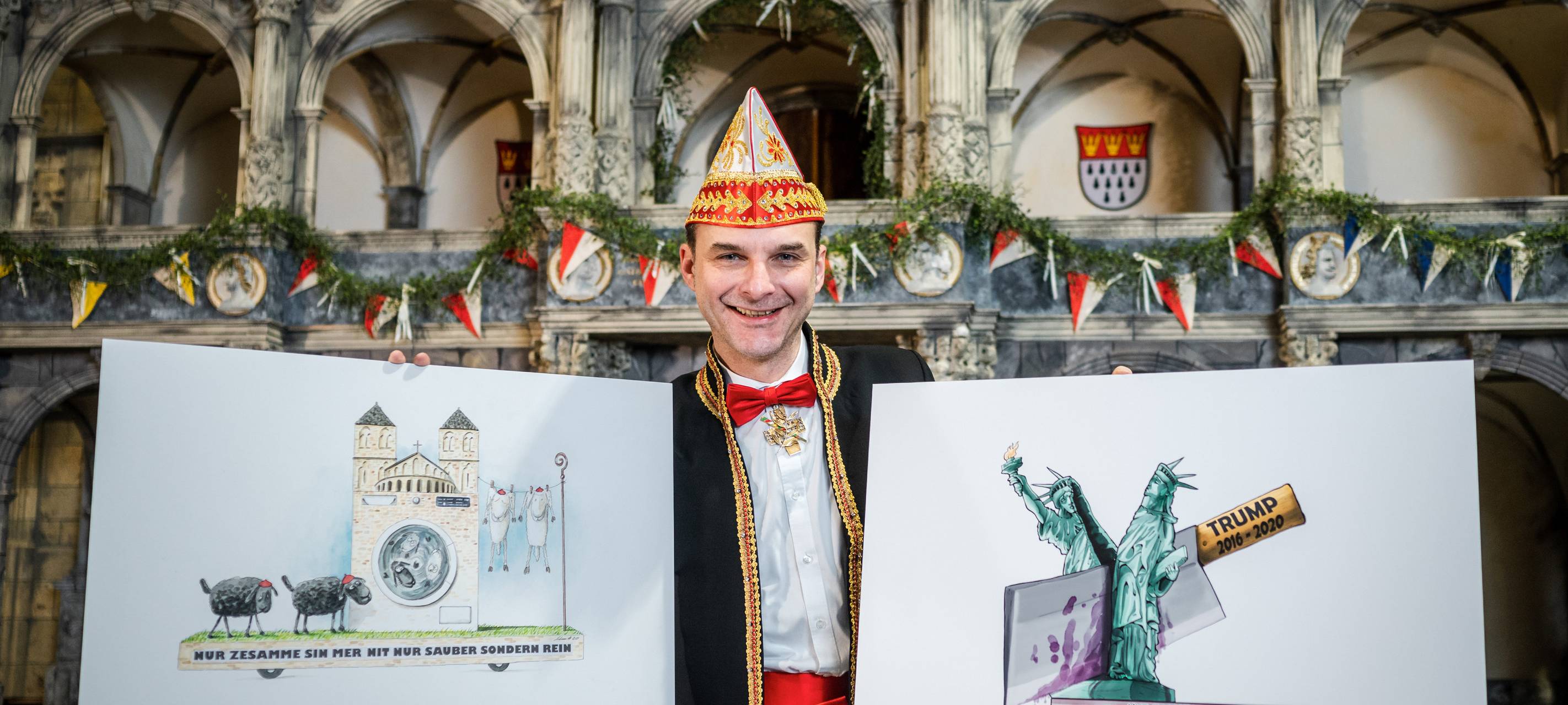 Persiflagewagen für Miniatur-Rosenmontagszug vorgestellt