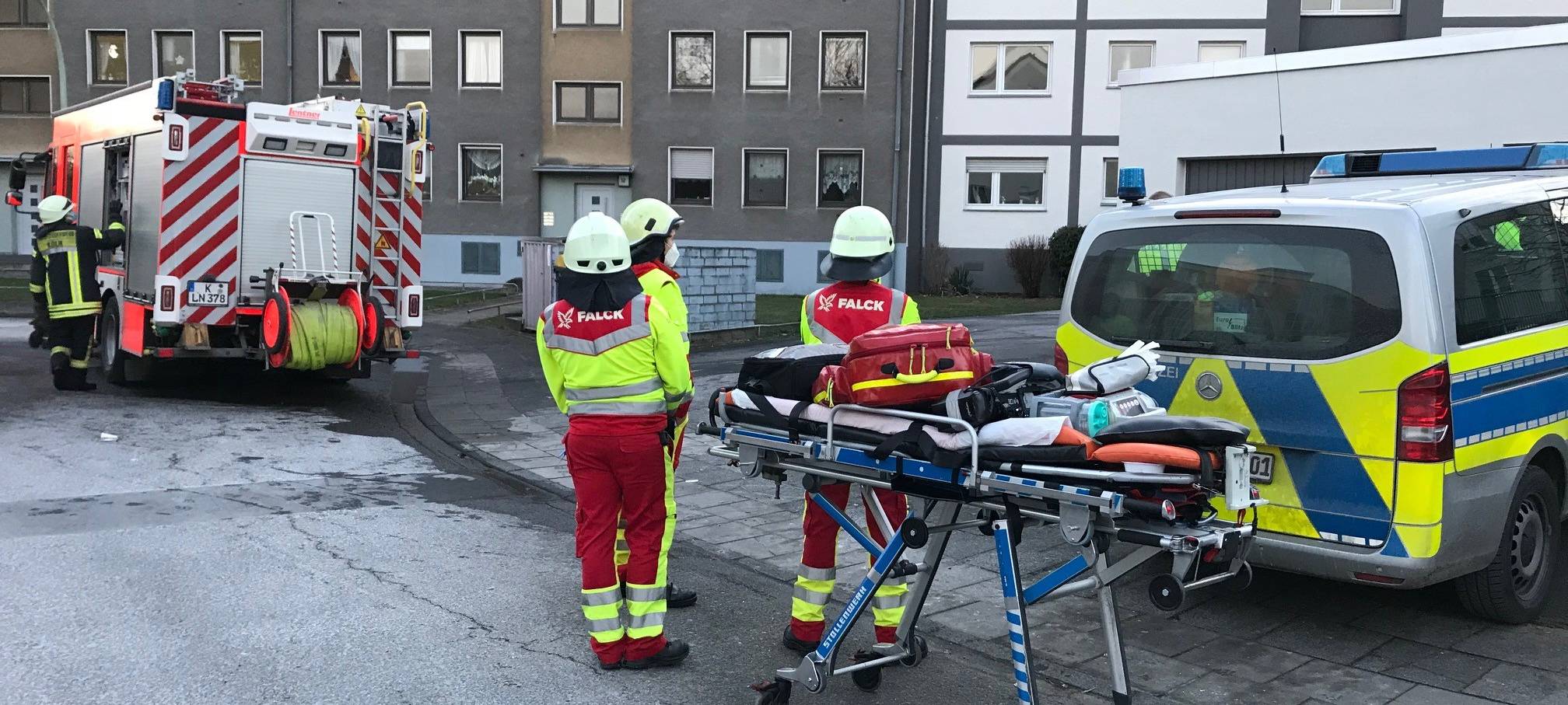 Vier verletzte Menschen nach Feuer in Vingst