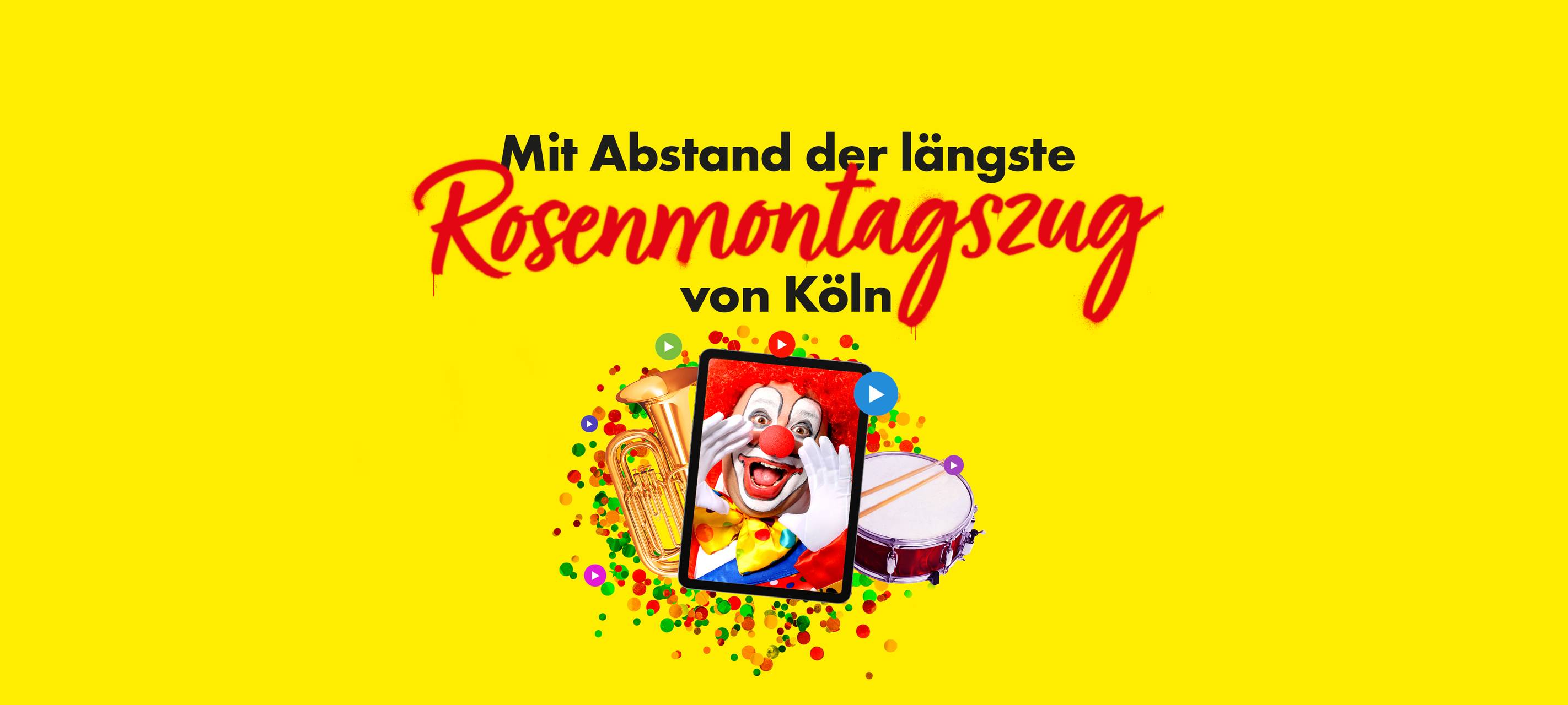 Mit Abstand der längste Rosenmontagszug in Köln