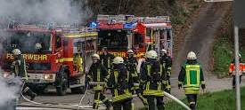 Großbrand in Chemiewerk