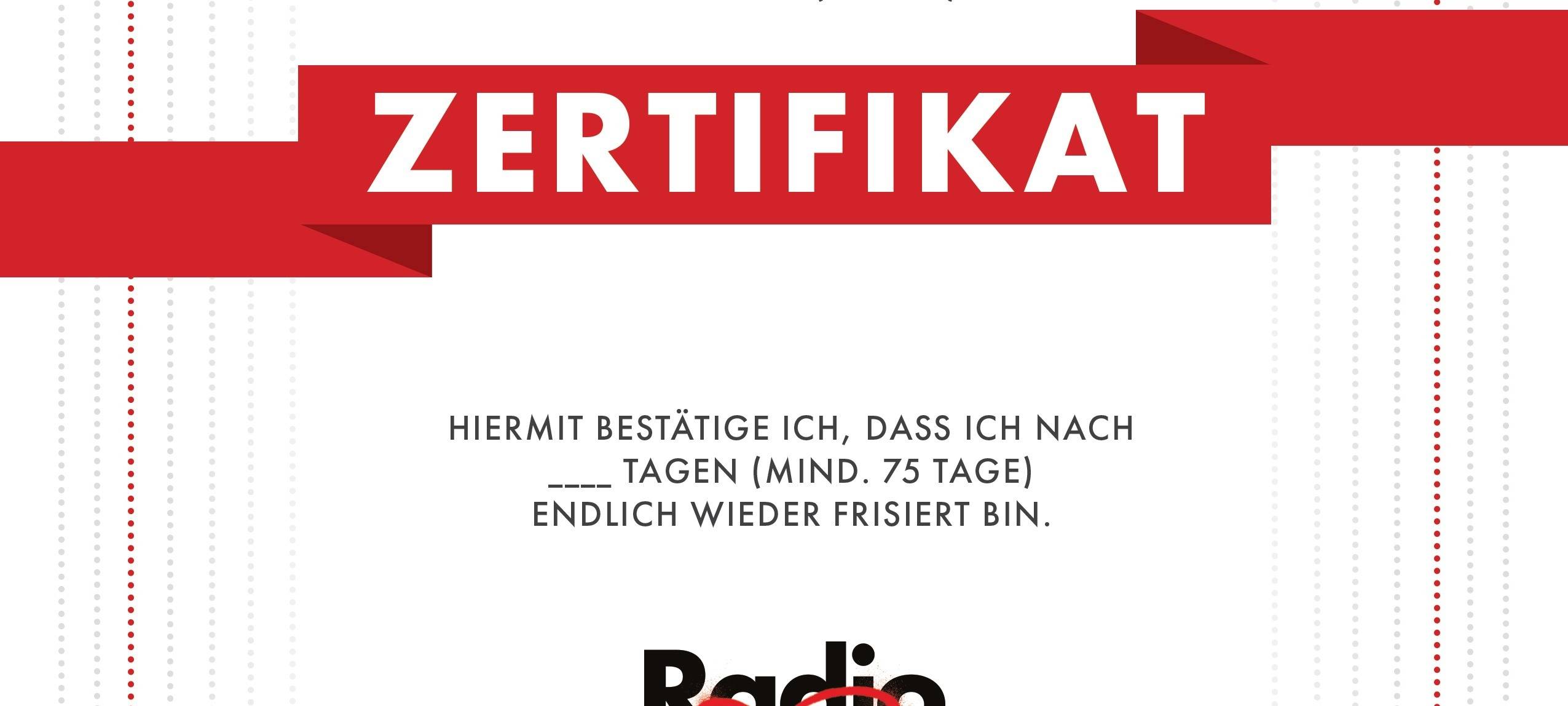 Lade dir jetzt das offizielle Radio Köln - Zertifikat herunter