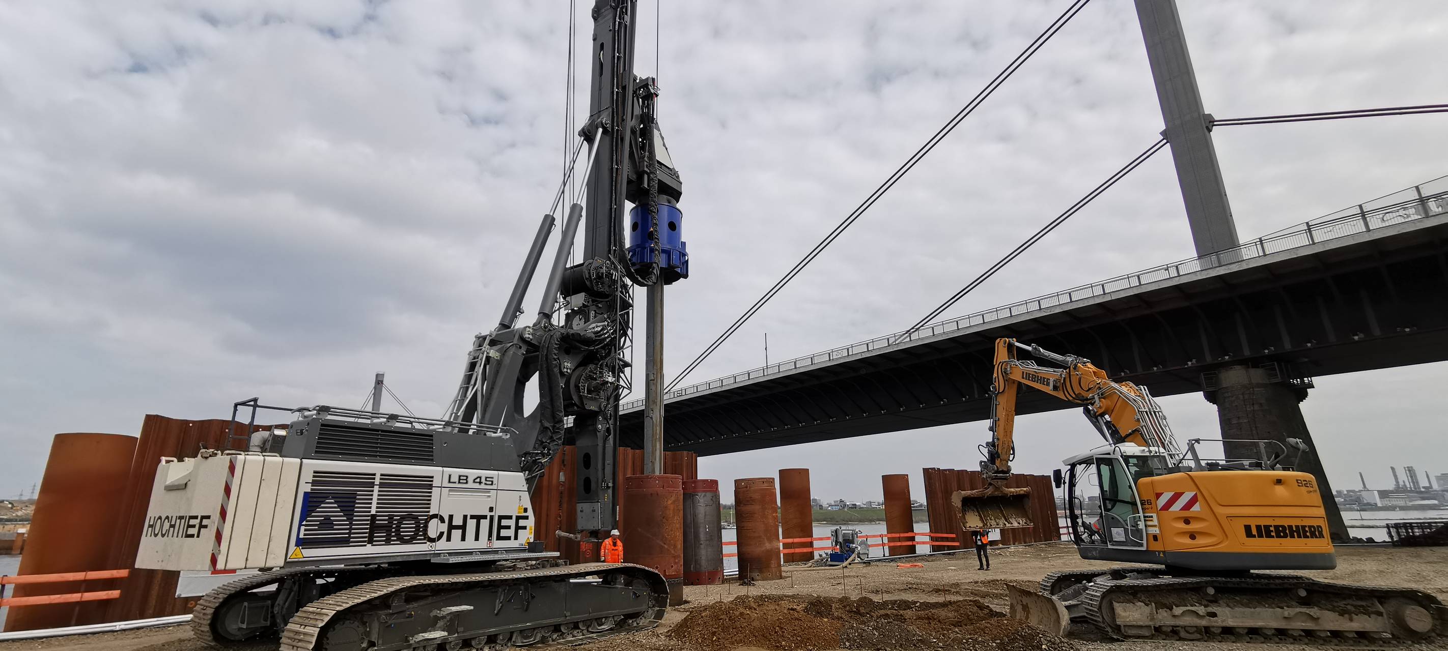 Neue Phase für Bau der Leverkusener Brücke eingeleitet