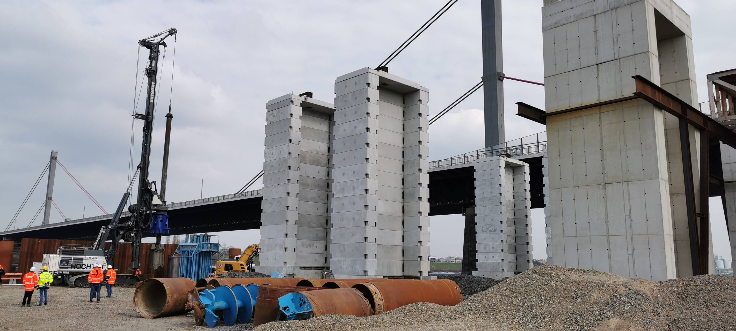 Teilsperrung wegen Arbeiten an Leverkusener Rheinbrücke