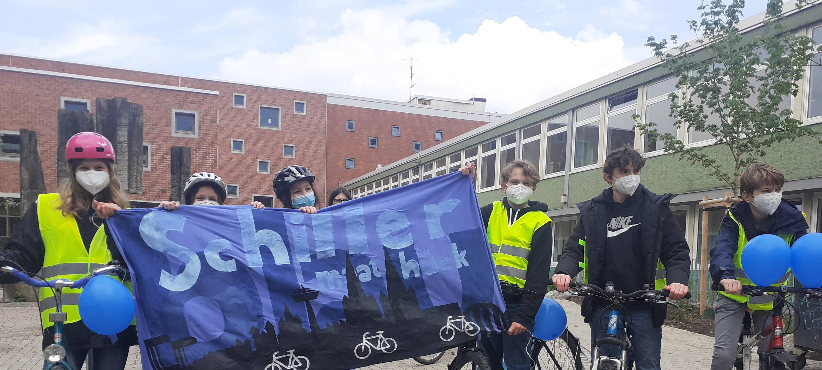 Willkommen auf der Fahrradstraße