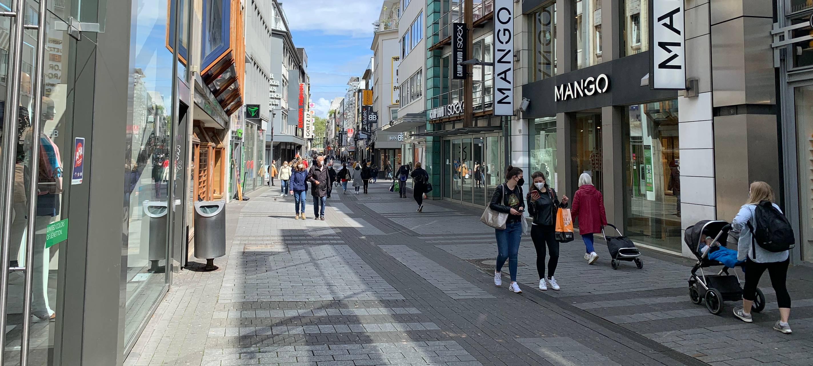 Rolle rückwärts bei der Stadt
