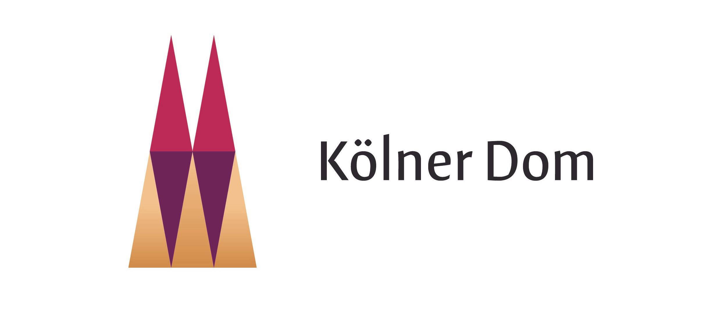 Köln, Dom, Präsentation des neuen Logos für den Kölner Dom und seine Institutionen am 1. Juni 2021; Entwurf des neuen Logos: Agentur jäger & jäger, Seepromenade 17, 88662 Überlingen