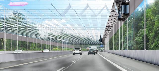 Autobahnen mit Solar-Überdachung als Energie-Gewinner