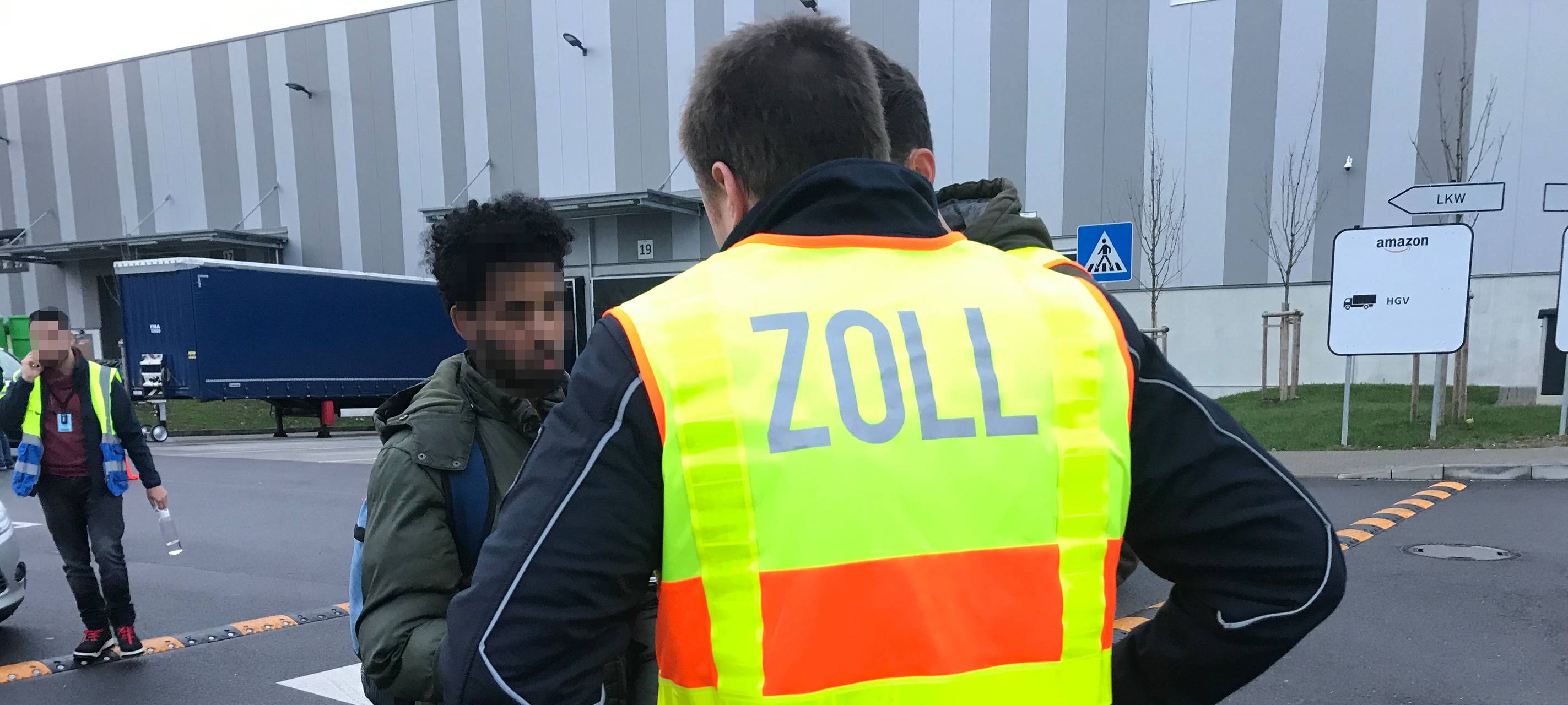 Zollkontrolle von Arbeitnehmern