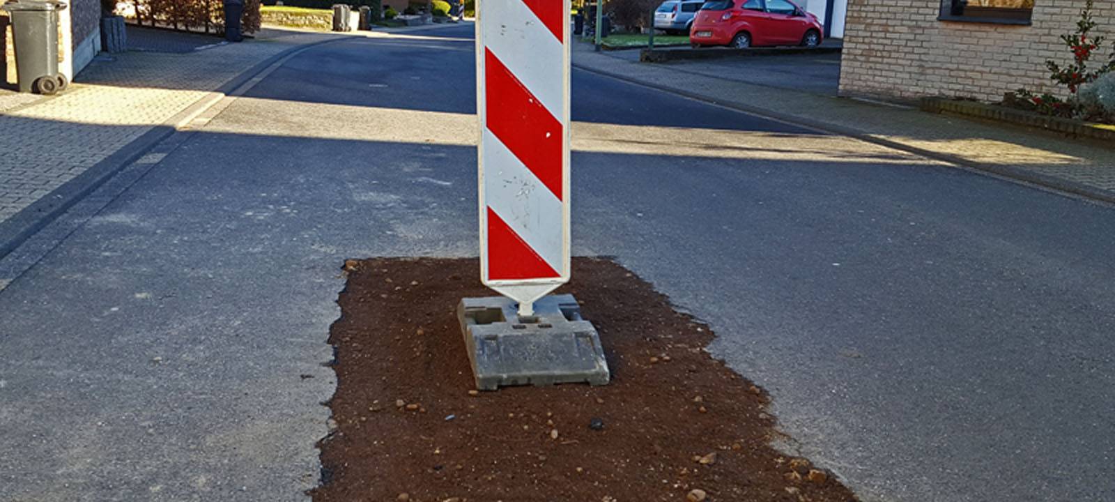 Weg mit den Schlaglöchern in Köln