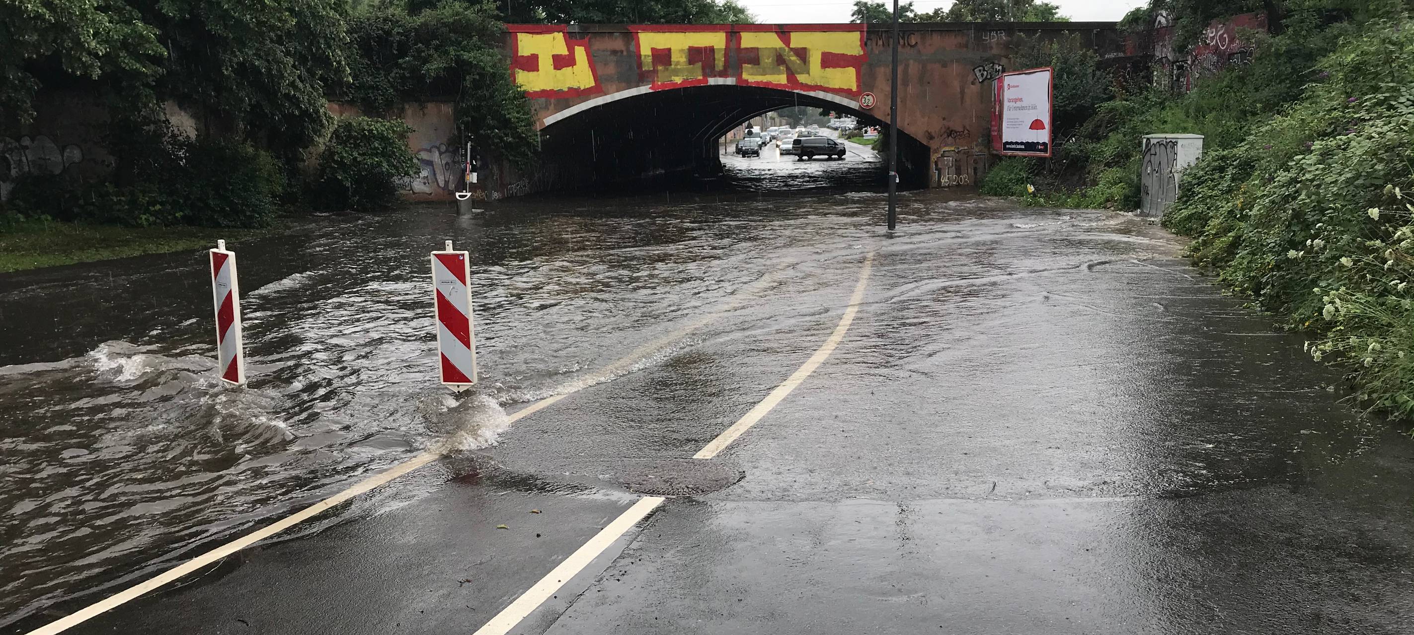 Starkregen in Köln