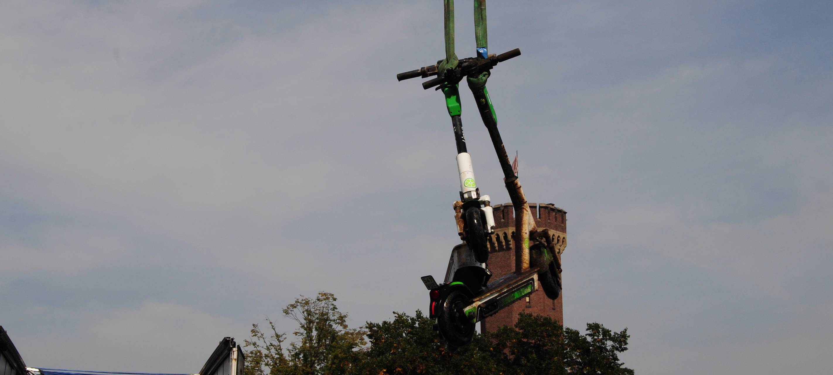 Weniger E-Scooter als erwartet bei Bergungsaktion gefunden
