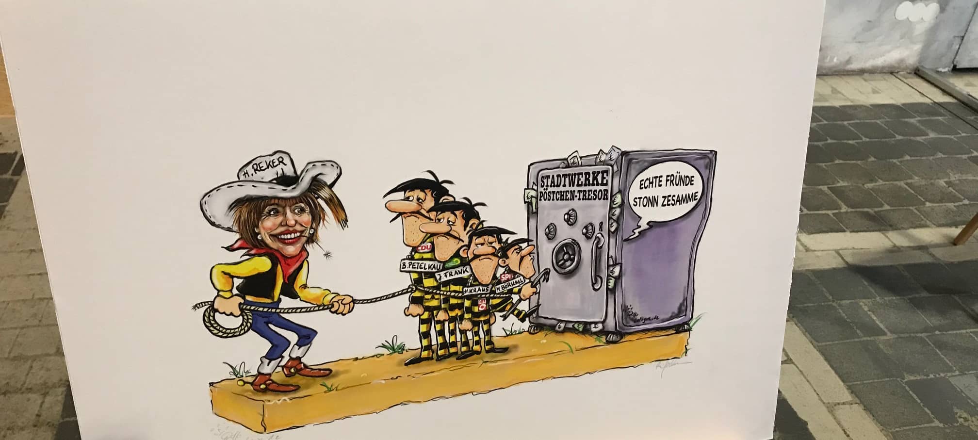 Erste Kostprobe des Rosenmontagszugs