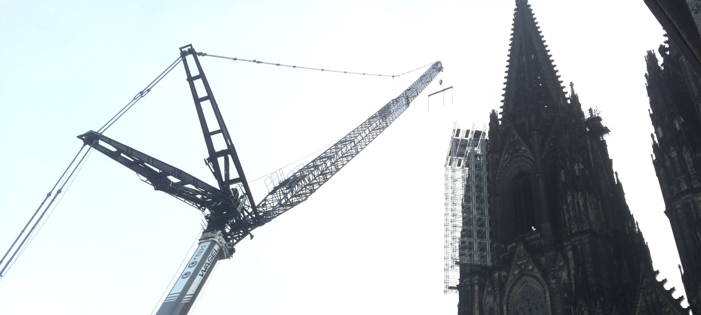 Gerüst am Kölner Dom