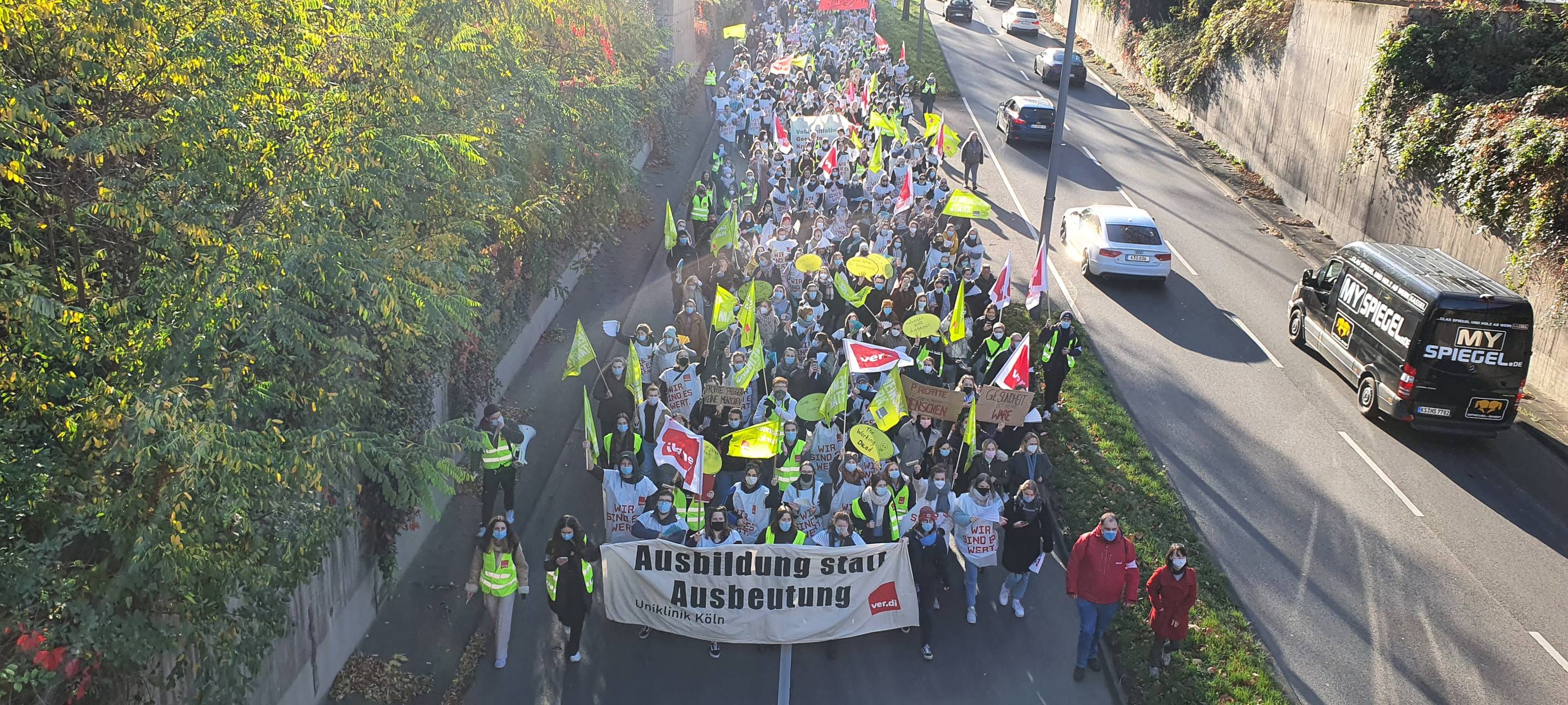 Warnstreik an der Uniklinik