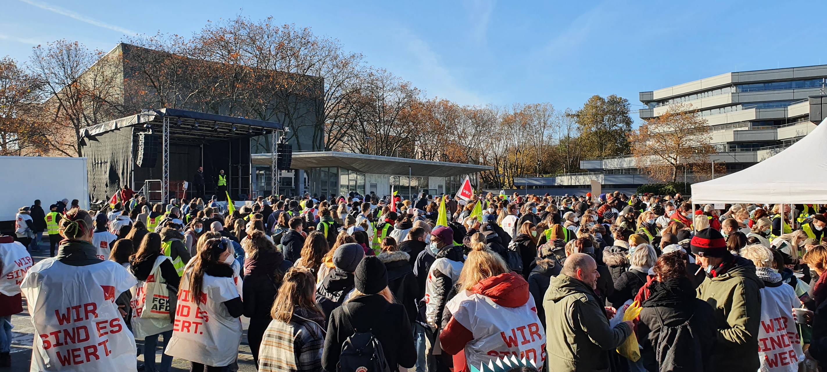 Warnstreik an der Uniklinik